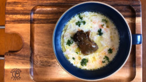 牡蠣のクラムチャウダー