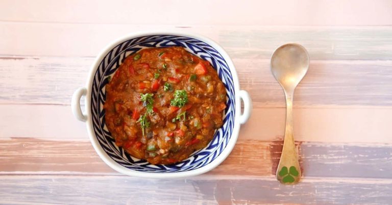 ジビエ肉味噌をつかったドライカレー