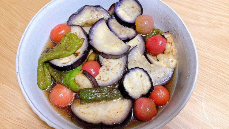 夏野菜の揚げびたし