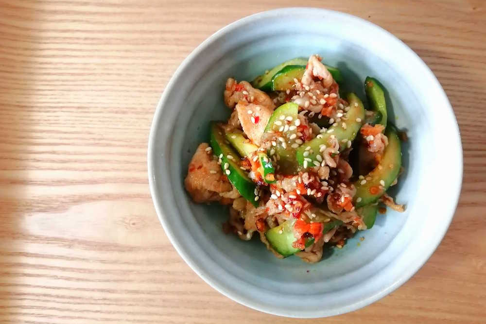 韓国風ピリ辛肉炒め