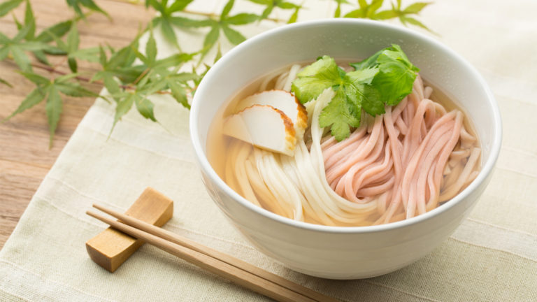 雑穀紅白うどん