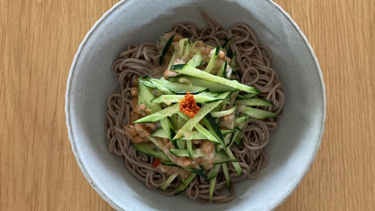まぜまぜキュウリ蕎麦