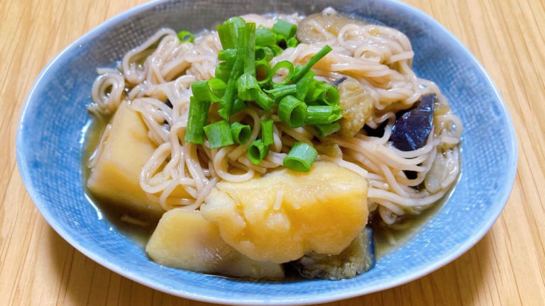 素麺と那須の炊いたん