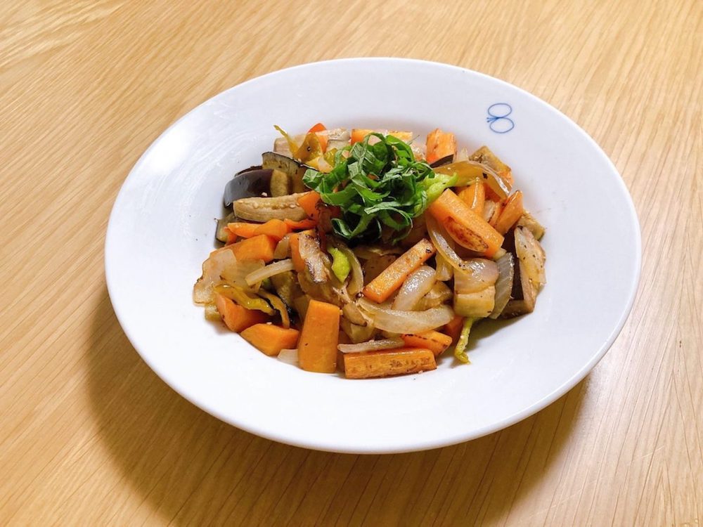 ピリ辛野菜炒め