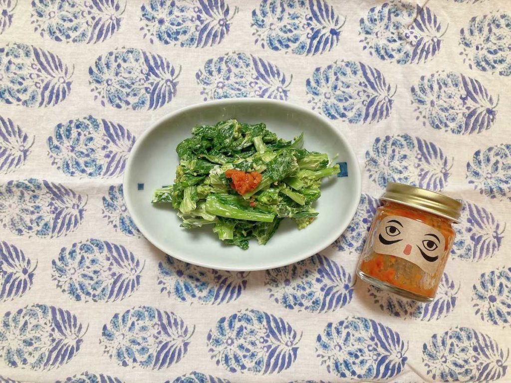 菜の花のマヨネーズ和え
