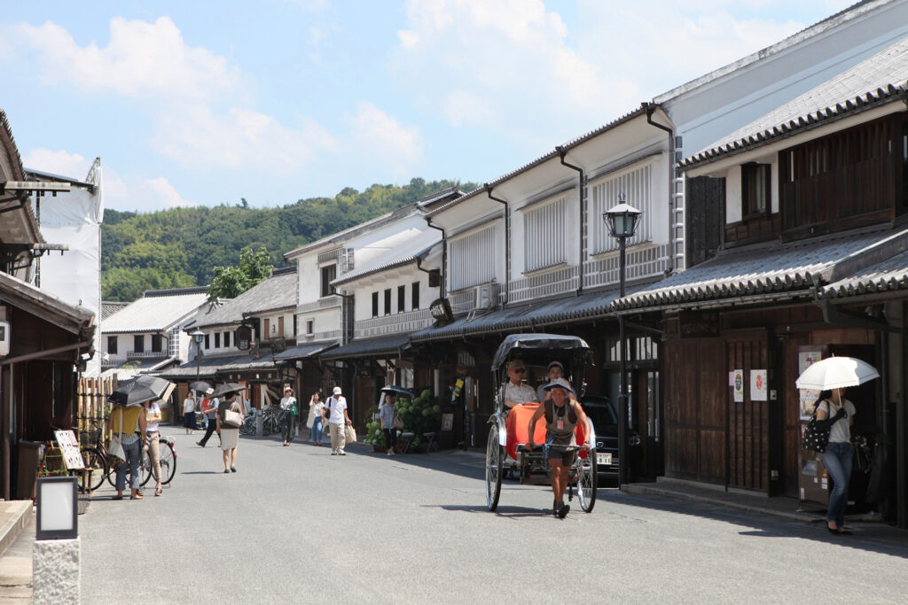岡山県の倉敷美観地区
